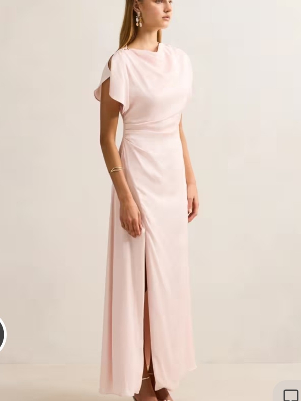 Ever New Pink Satin Dress